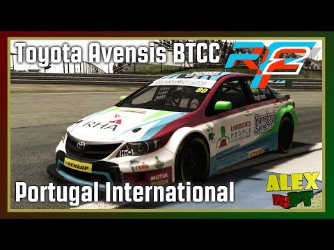 Thumbnail for rFactor 2 - Toyota Avensis BTCC - Portugal International (Estoril) by Toyota Avensis, Toyota, Car