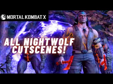 Mortal Kombat X - All Nightwolf Cutscenes