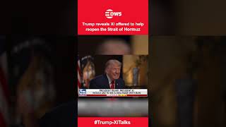 CHINA AS PEACEMAKER: Trump Reveals Xi's Offer to Help Broker Iran Deal | DWS News | AH1I