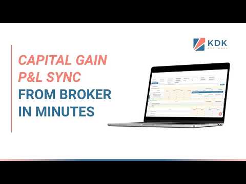 Direct Sync Capital Gain P&L from Broker tutorial thumbnail