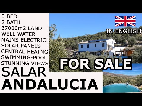 ANDALUSIAN COUNTRY HOUSE WITH OLIVES ESTATE  FOR SALE IN GRANADA, SPAIN  SPANISH PROPERTY FOR SALE