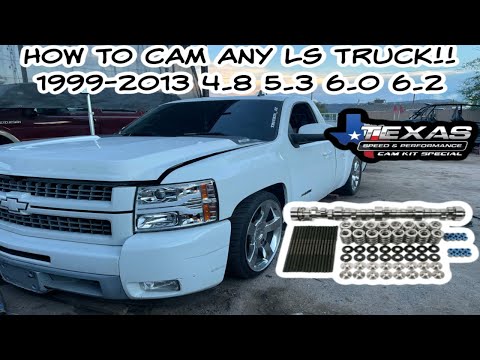 Step By Step How To Cam LS Trucks Silverado Sierra 4.8 5.3 6.0 6.2 Single Bolt To 3 Bolt Conversion