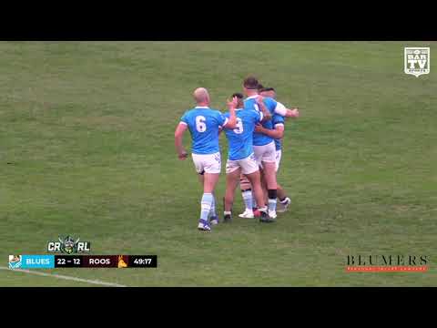 2019 CRRL 1st Grade Round 2 Highlights - Queanbeyan Blues vs Queanbeyan Kangaroos