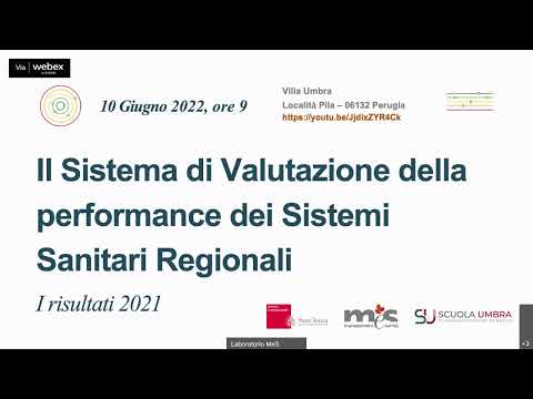 , title : 'Il Sistema di Valutazione della performance dei Sistemi Sanitari Regionali - I risultati 2021'