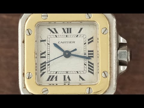Restoration of old Cartier Santos. I was shocked when I opened this watch!
