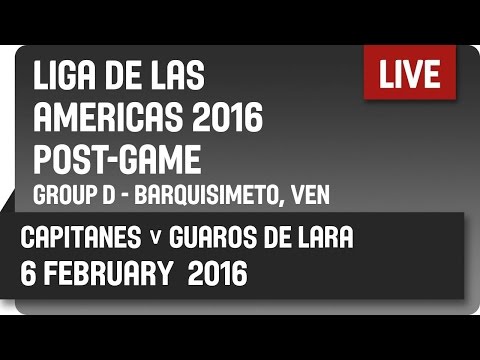 Capitanes(PUR) v Guaros de Lara (VEN) Post-Game - Group D -  2016 DIRECTV Liga de las Américas