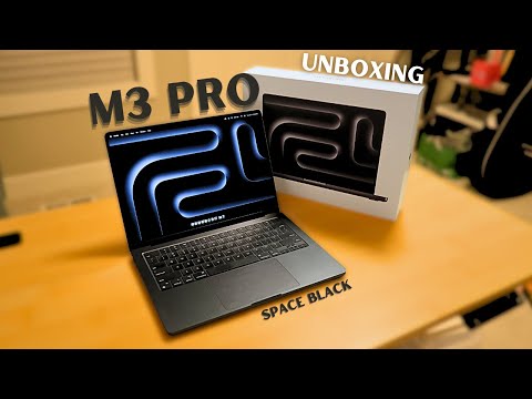 Macbook Pro 14" (M3 Pro) UNBOXING! *Space Black*