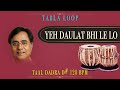 Yeh Daulat Bhi Le Lo Jagjit Singh Tabla Loop D 120 BPM Tabla Loop Dadra Taal Dadra Loop