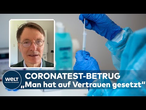KARL LAUTERBACH zu Coronatest-Betrug: "Kontrollen wären nötig gewesen" | WELT INTERVIEW