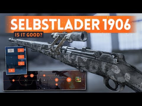 NEW SELBSTLADER 1906 RIFLE: Is It Good?! - Battlefield 5 Overture Weapon Unlock