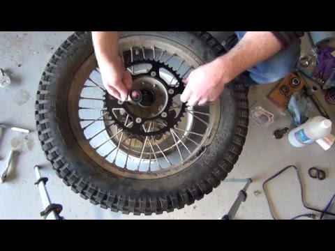 All Balls Racing - 2012 Gas Gas EC300 Rear Wheel Bearings/Seal Install