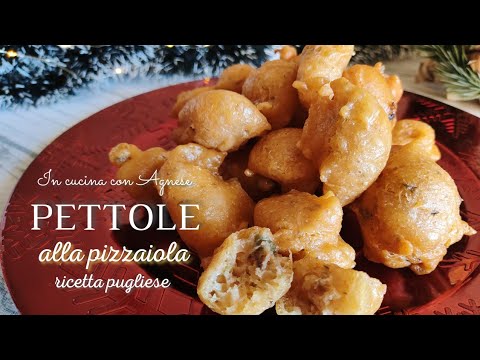 Le PETTOLE SALENTINE - impasto per PETTOLE alla PIZZAIOLA - ricette per natale pugliesi