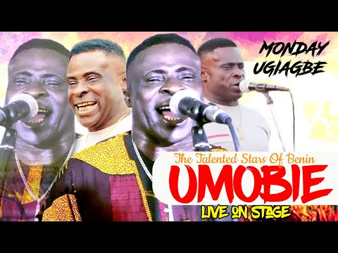 MONDAY UGIAGBE [ THE TWO TALENTED STARS OF BENIN] UMOBIE  LIVE ON STAGE LATEST BENIN MUSIC 2024