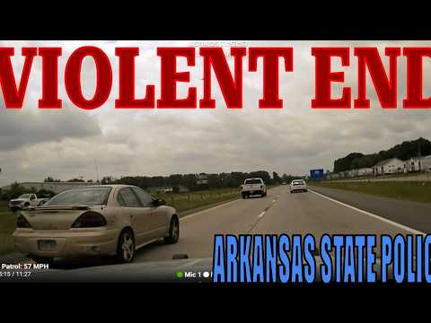 110 MPH CHASE! Arkansas State Police TVI Takes Down Fleeing Pontiac! DUI DRIVER #police #policechase