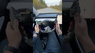 Pov: Tesla lego steering wheel falling apart oh nooo!!🫣😱