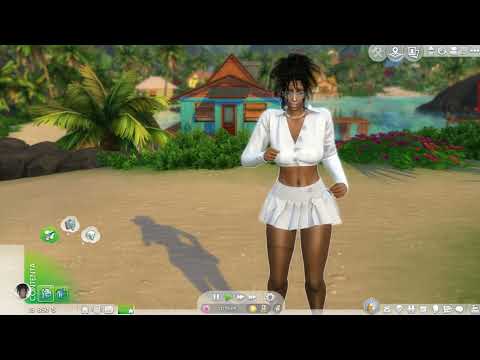 sims 4 high detail download black girls female Patricia Vazquez by Bonita100 Game Video Preview