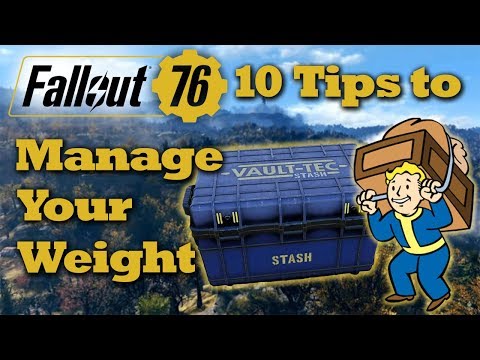 Fallout 76 - 10 Tips to Manage Your Carry Weight and Stash Limit