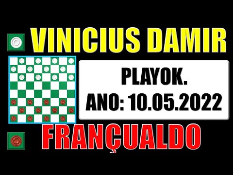 CLÁSSICOS DO JOGO DE DAMAS - VINICIUS DAMIR VS FRANÇUALDO " NO FINAL FOI UMA PRA CADA"