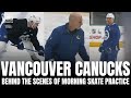 Vancouver Canucks Behind The Scenes of Morning Skate With Dakota Joshua, Rick Tocchet & More
