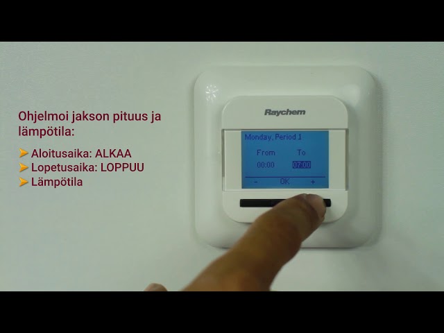 raychem (chemelex) Golvvärmetermostat r-nrg-dm