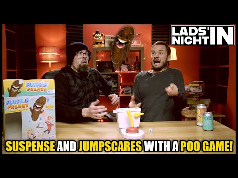 Flushin' Frenzy! Suspense and jump scares with a poo game! | LADS' NIGHT IN