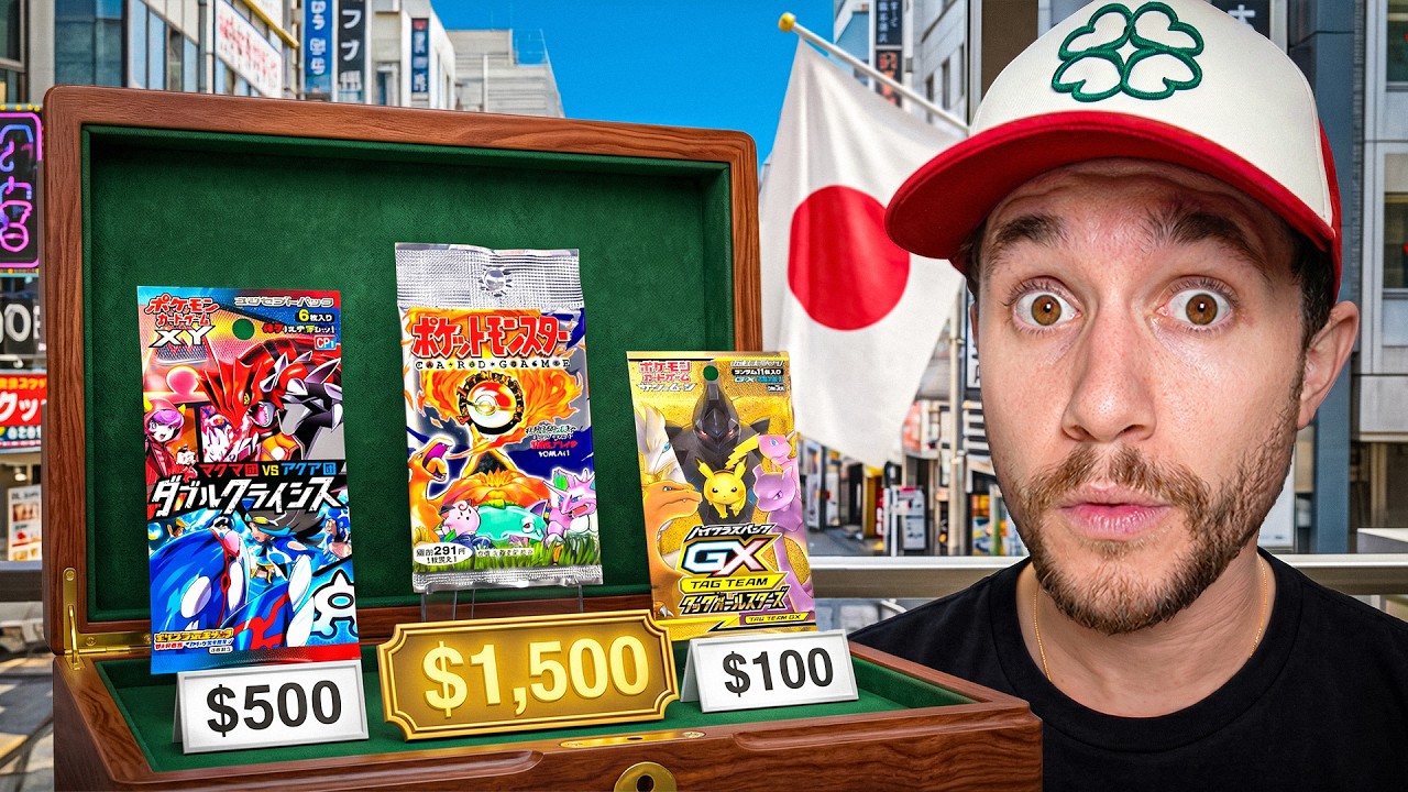 I Found the RAREST Pokémon Packs in Japan