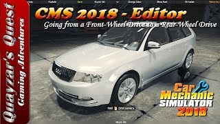 CMS 2018 Editor: From FWD to RWD