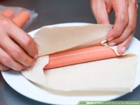 Make a Hot Dog in microwave