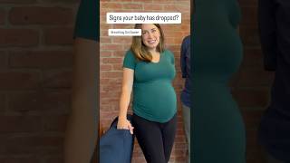 Signs Baby Has Dropped 👶🏽👍 #pregnancy #birth #shorts