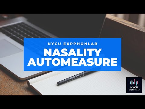 Praat script tutorial-Nasality Automeasure