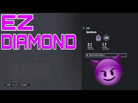 Ps4 Diamond Too Ez : Ranked Highlights - Rainbow Six Siege Gameplay