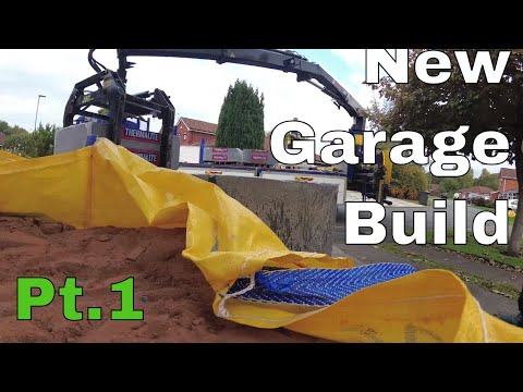 How to Garage Self Build Pt1 - Vlog83