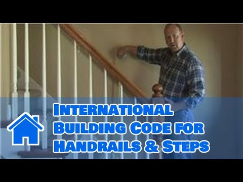 Basic Home Improvements : International Building Code for Handrails & Steps