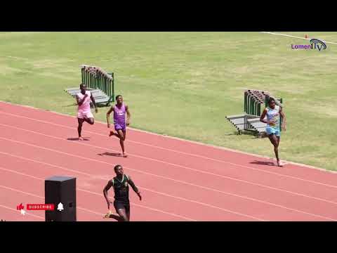 Boys 200m heat 1. 21.29sec. Zone 4. Ashanti region Interco 2026.