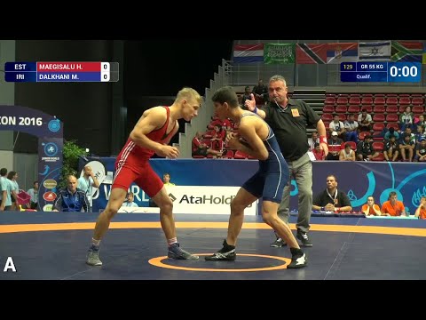 Qual. GR - 55 kg: M. DALKHANI (IRI) df. H. MAEGISALU (EST) by TF, 8-0