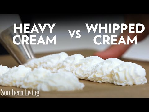 What's the Difference Between Heavy Cream and Whipping Cream?