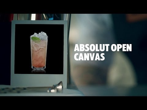 ABSOLUT OPEN CANVAS  DRINK RECIPE - HOW TO MIX