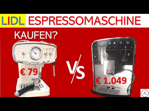 LIDL Espressomaschine KAUFEN Ja oder Nein, kann die mit einem guten Kaffeevollautomaten mithalten?