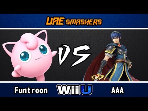 SSB4 @ Al Majlis 2/9/2016: Funtroon (Jigglypuff) vs AAA (Marth, Cloud) - Swiss R4