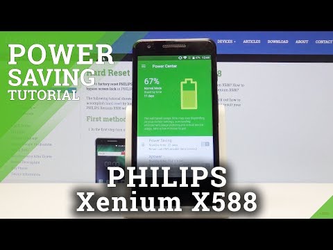 How to Enable Power Saving Mode in PHILIPS Xenium X588 - Extend Battery Life