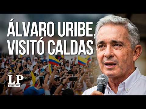 Visita de Álvaro Uribe Vélez, expresidente de Colombia, a Samaná (Caldas)