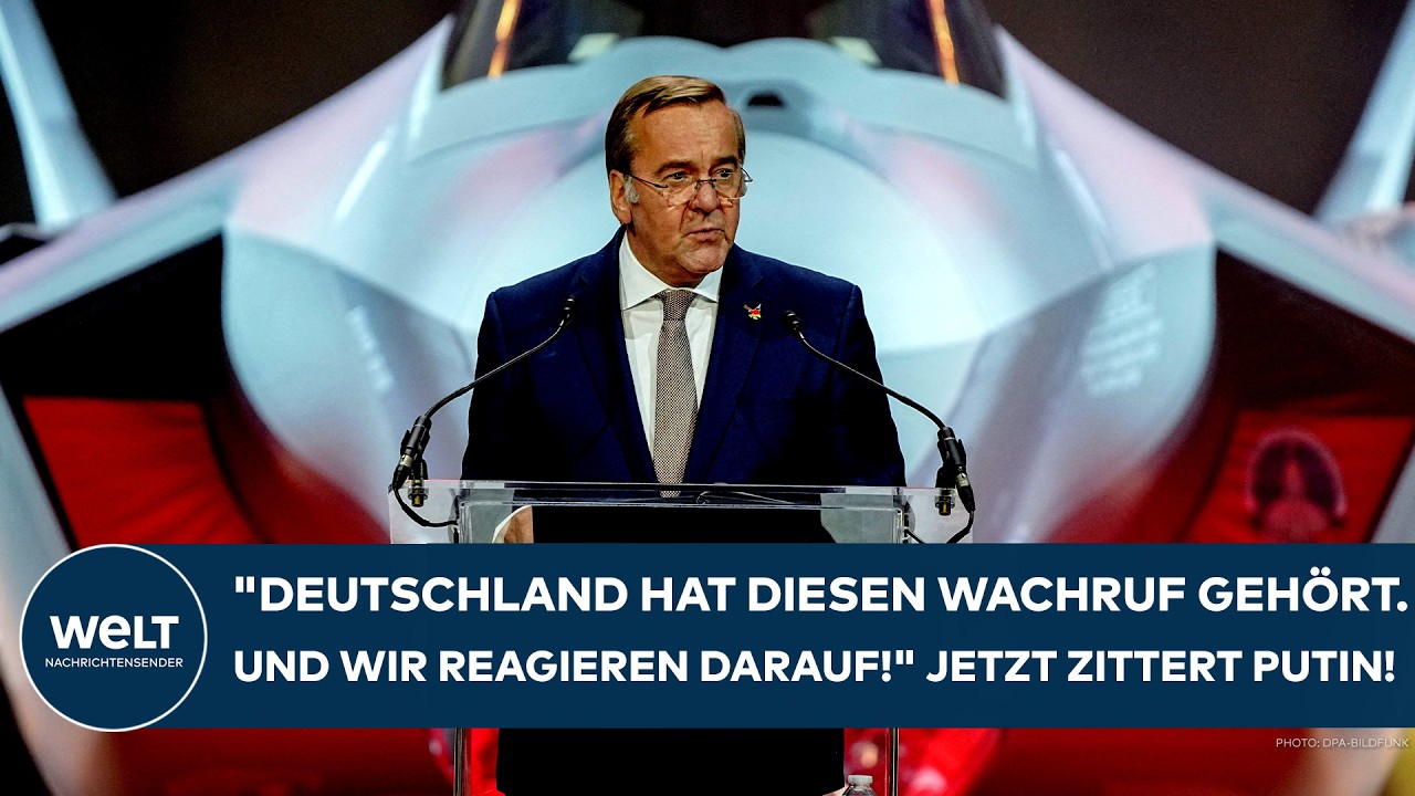 PISTORIUS: "Deutschland hat diesen Wachruf gehört. Und wir reagieren darauf!" Jetzt zittert Putin!