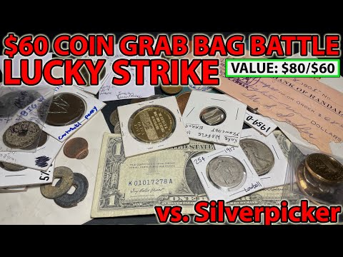 I Bought A $60 Coin Collecting Grab Bag w/BIG Value - Battling @Silverpicker (Round #4)