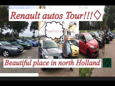 Renault Megane Fan club Auto tour!!!/ beautiful place in North Holland