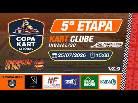Copa Kart Litoral | 5ª Etapa | Kart Club Indaial | 25/7/2026