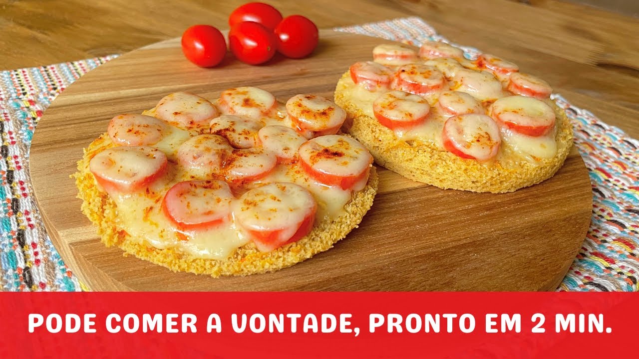SUBSTITUA O PÃO! Só 2 MIN, Rico em Proteínas e Fibras, Sem Farinha, Fácil, Rápido