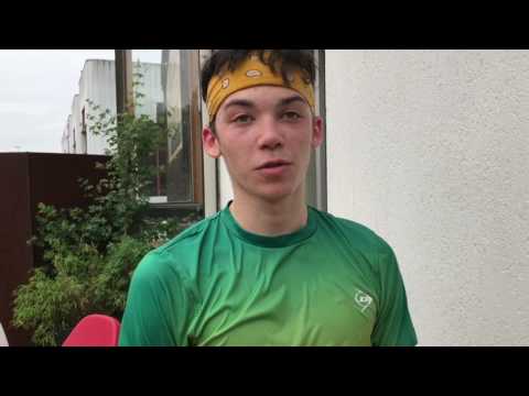 PSA Angers 2017 - 1/8ème de finale : ITV de Victor Crouin vainqueur de Stuart George