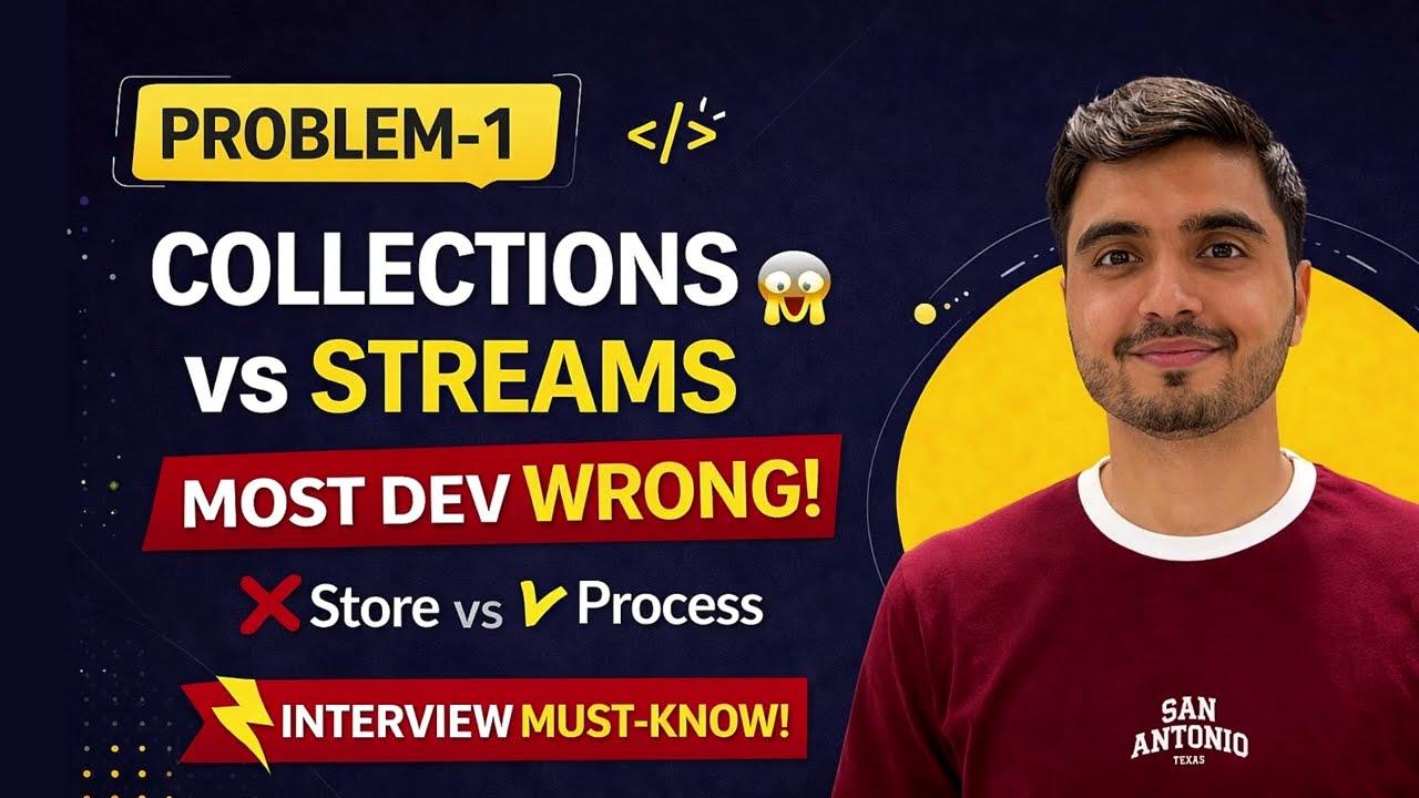 Java Streams vs Collections | Most Developers Get This Wrong 😱
