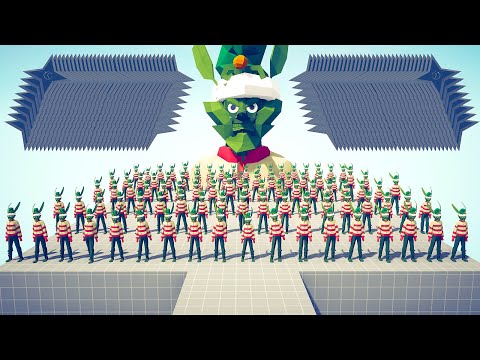 100x GRINCH + GIANT GRINCH vs EVERY GOD - Totally Accurate Battle Simulator 2024