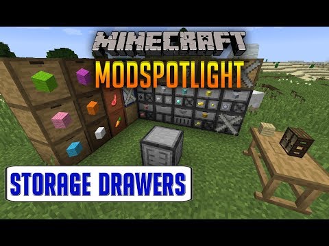 STORAGE DRAWERS Mod Spotlight | 1.12.2 | J28 [German]